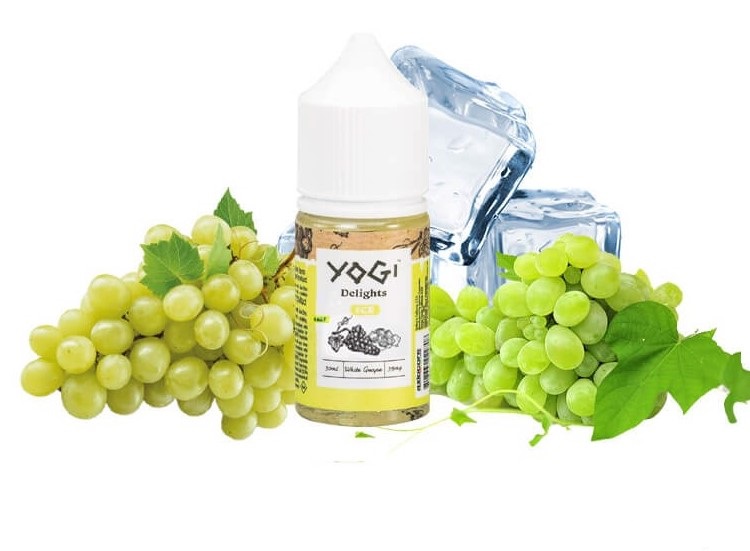 Yogi Delights Saltnic Grape( Nho Xanh Lạnh) Ice 35ni/30ml