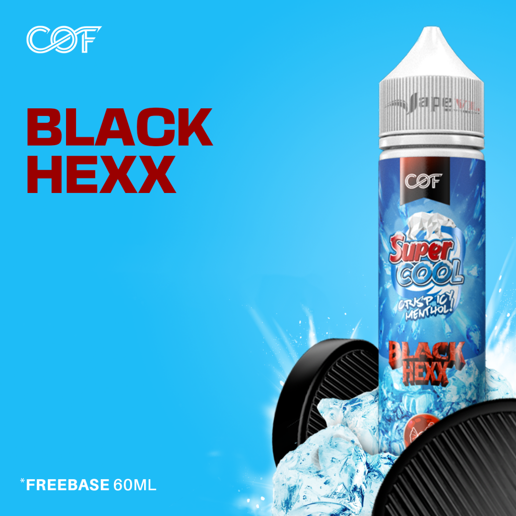 Tinh dầu Super Cool Black Hexx – Kẹo bí ẩn Siêu lạnh
