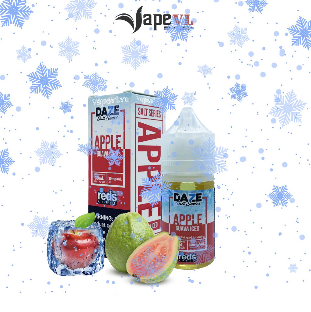 Juice Saltnic 7 Daze Red Apple Guava – Tinh dầu Táo Ổi Lạnh