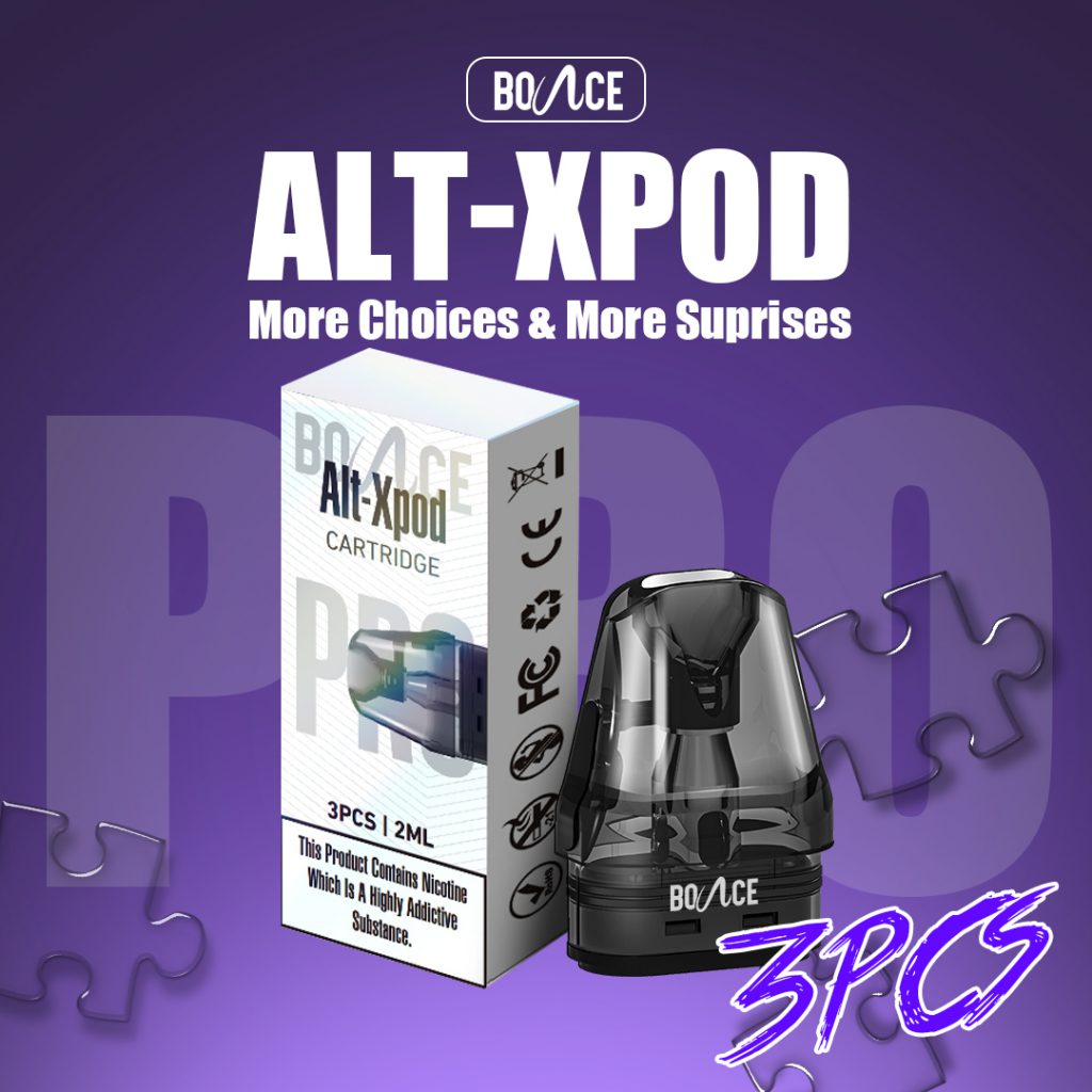 Đầu Pod Bounce Alt-Xpod sử dụng Xpod Kit, Xlim V2, Xlim SE, Xlim Pro