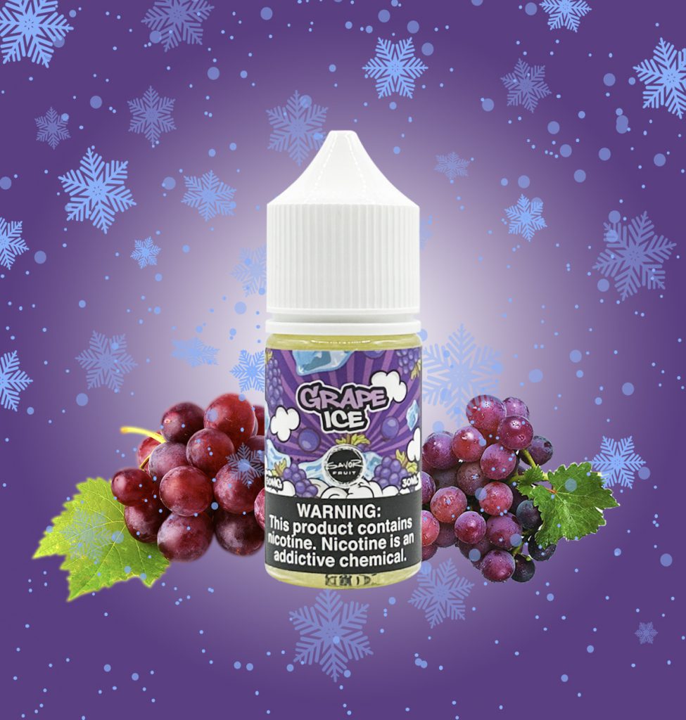 Tinh dầu Saltnic Savor Fruit Grape Ice – Juice Nho Lạnh 35mg – 50mg